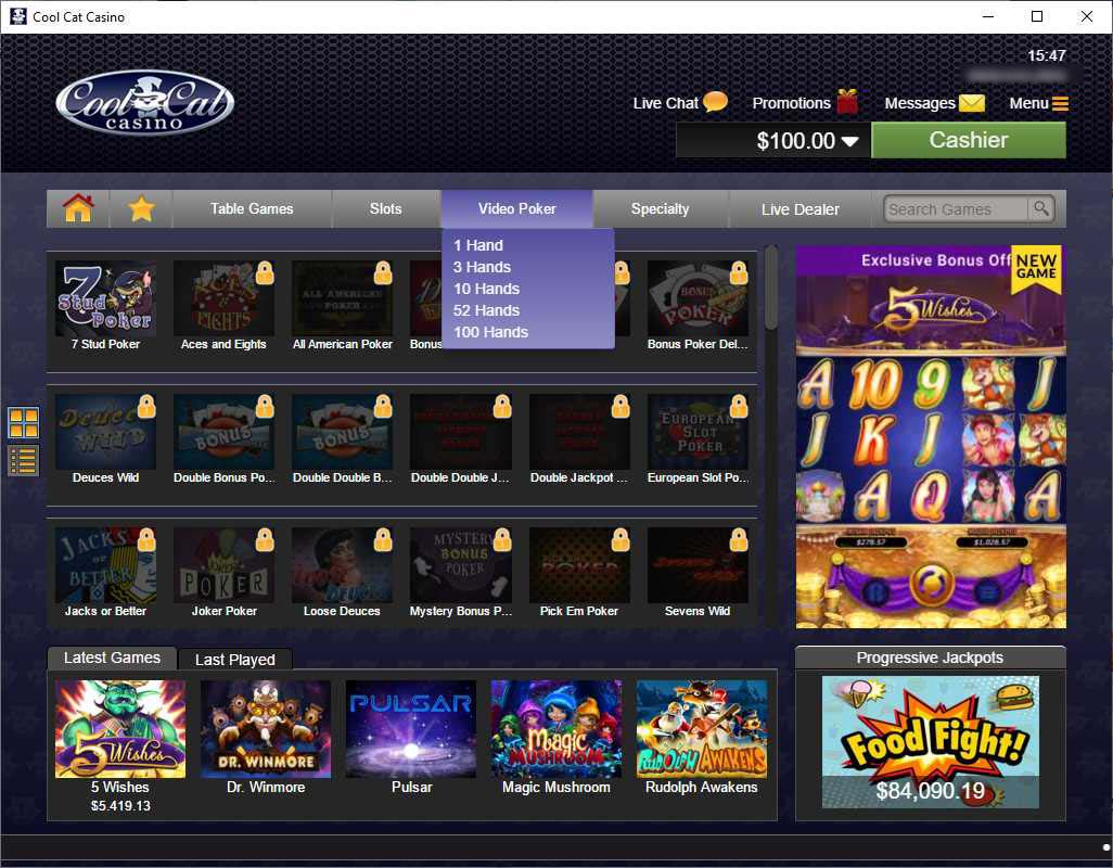 cool cat casino nd free spins